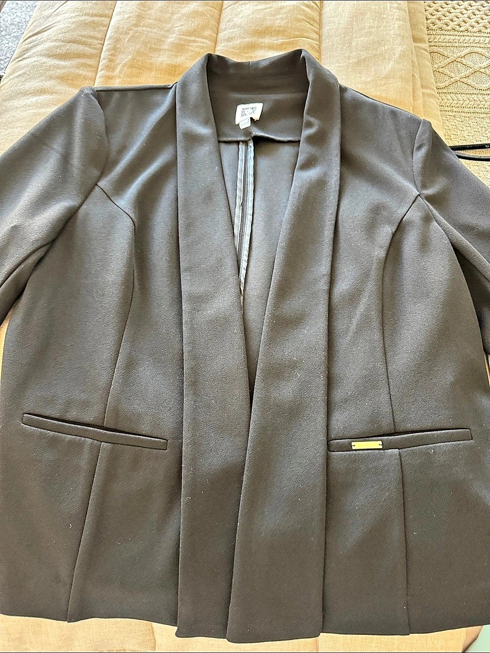 Anne Klein Women's Blazer Black Medium Like New